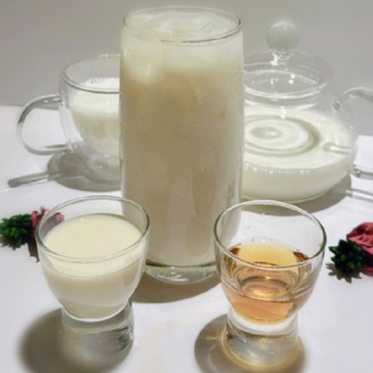 鹹焦糖＋低脂鮮羊乳混豆奶（無咖啡因）(微糖)