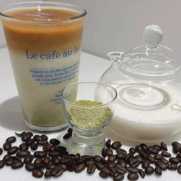 日本靜岡抹茶＋鮮羊乳咖啡（微糖）