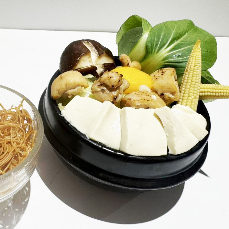雞腿鍋燒雞絲麵（單點）