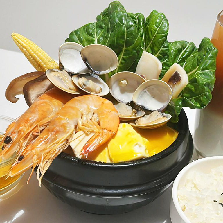 黃金湯海鮮燒鍋煲（超值套餐）