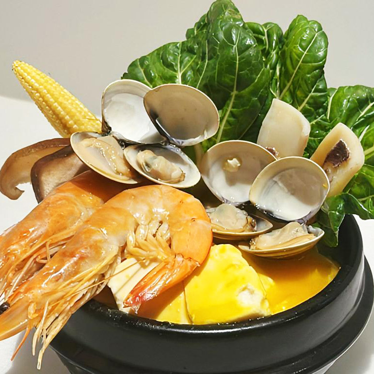 黃金湯海鮮燒鍋煲（單點）