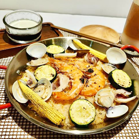 日式昆布海鮮鍋巴燉飯（超值套餐）（限量）