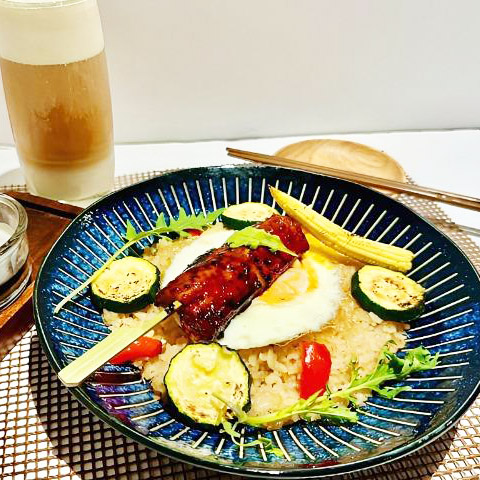  炙烤鰻魚串/太陽蛋丼燉飯（超值套餐）