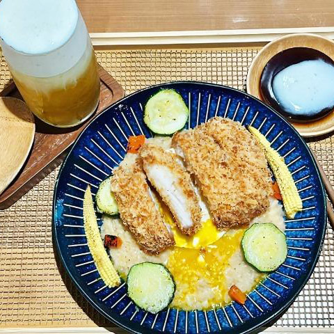大塊炸豬排/太陽蛋丼燉飯（超值套餐）