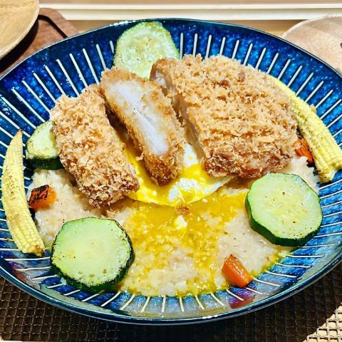 大塊炸豬排/太陽蛋丼燉飯（單點）