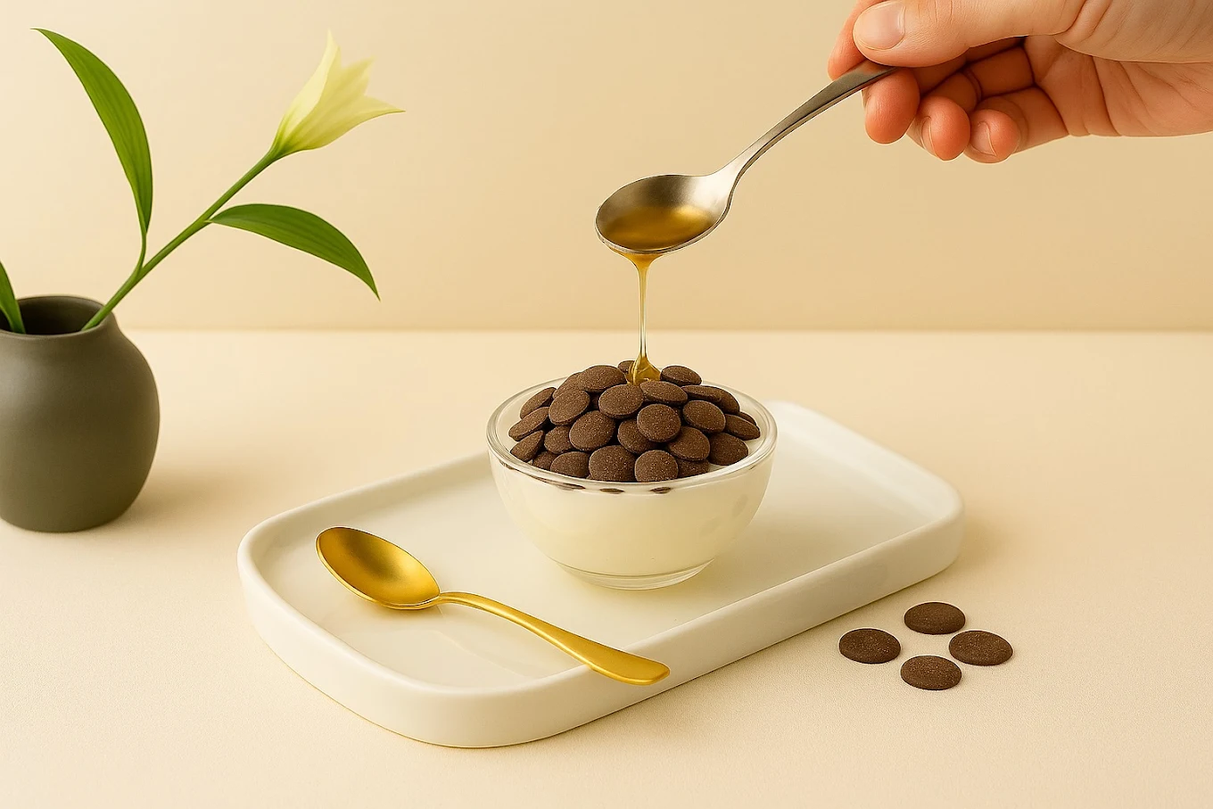 蜜可可脆片優格