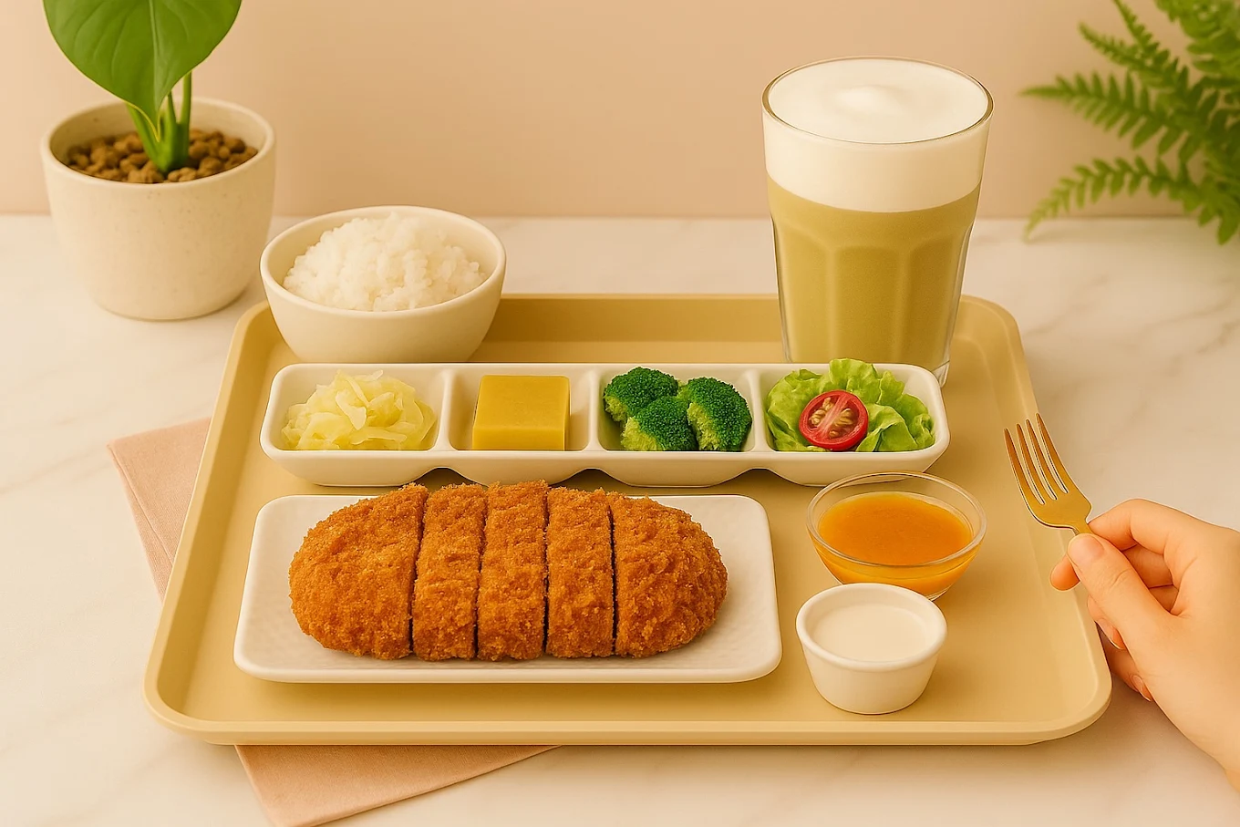 炸豬排｜厚切＋奶香塔塔醬